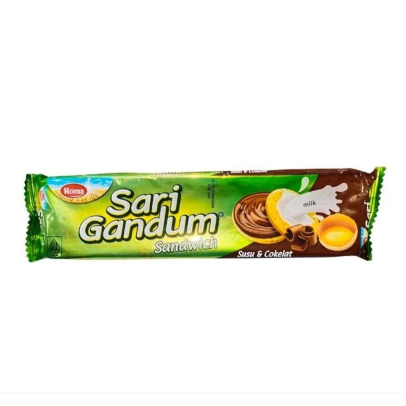 

Roma Sari Gandum Sandwich Susu dan Coklat 108 Gram