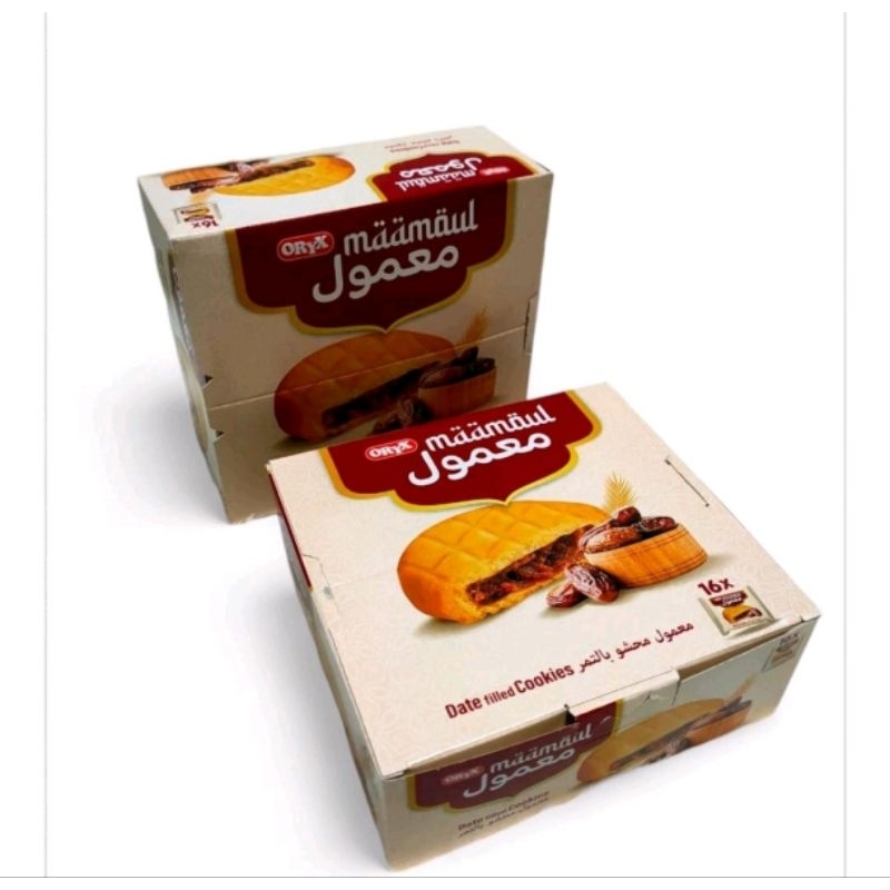 

Biskuit Mammoul AL Batal 1 BOX Isi 16 Pcs | Cemilan Kue | Snack Jajanan Arab Camilan Cookies