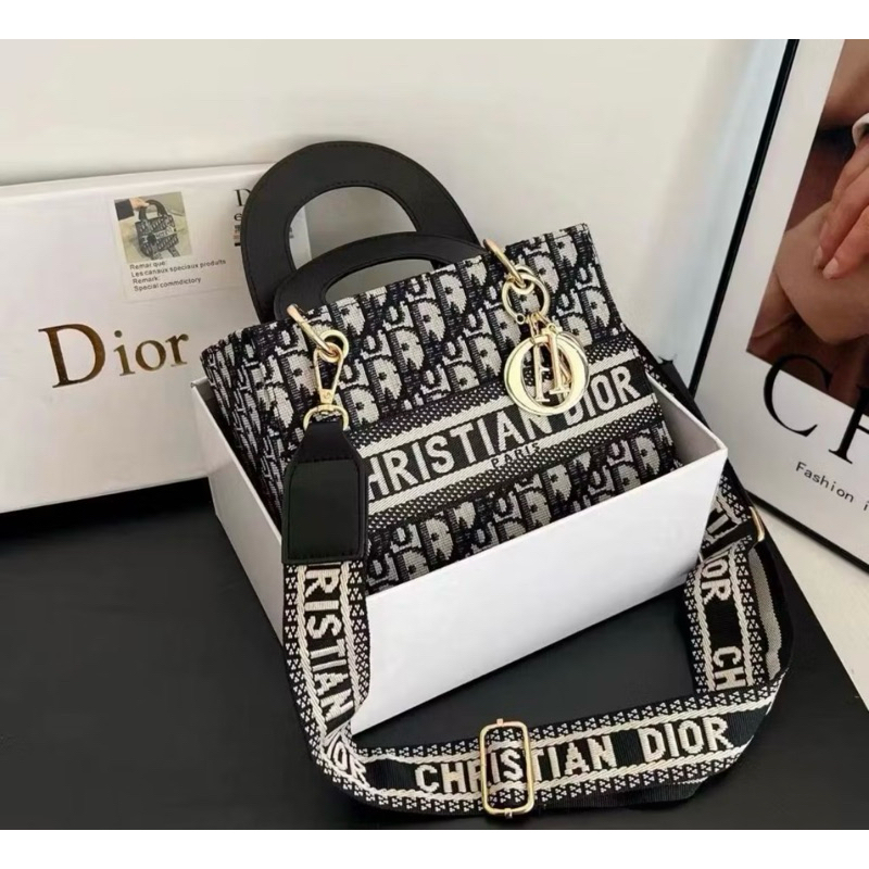 GRACE - TAS FASHION CHRISTIAN DIOR ORIGINAL C6804 TAS WANITA DENGAN BOX SERTIFIKAT