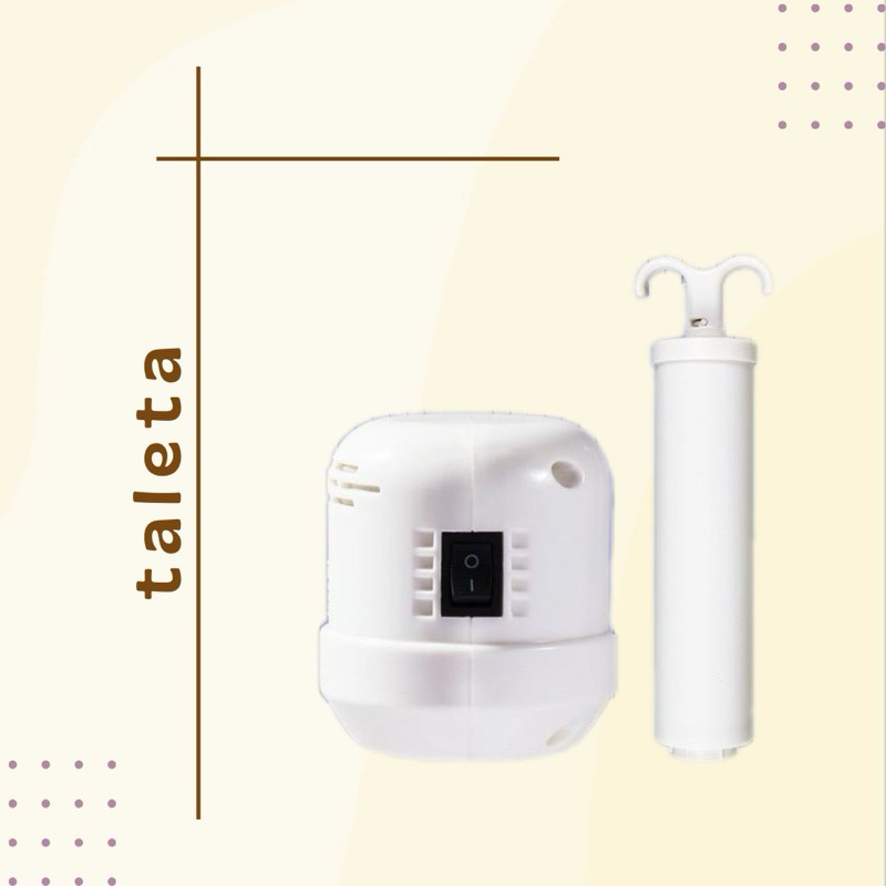 [ Taleta ] Pompa Vakum Elektrik & Manual Baju - Travel Organizer - PQQ