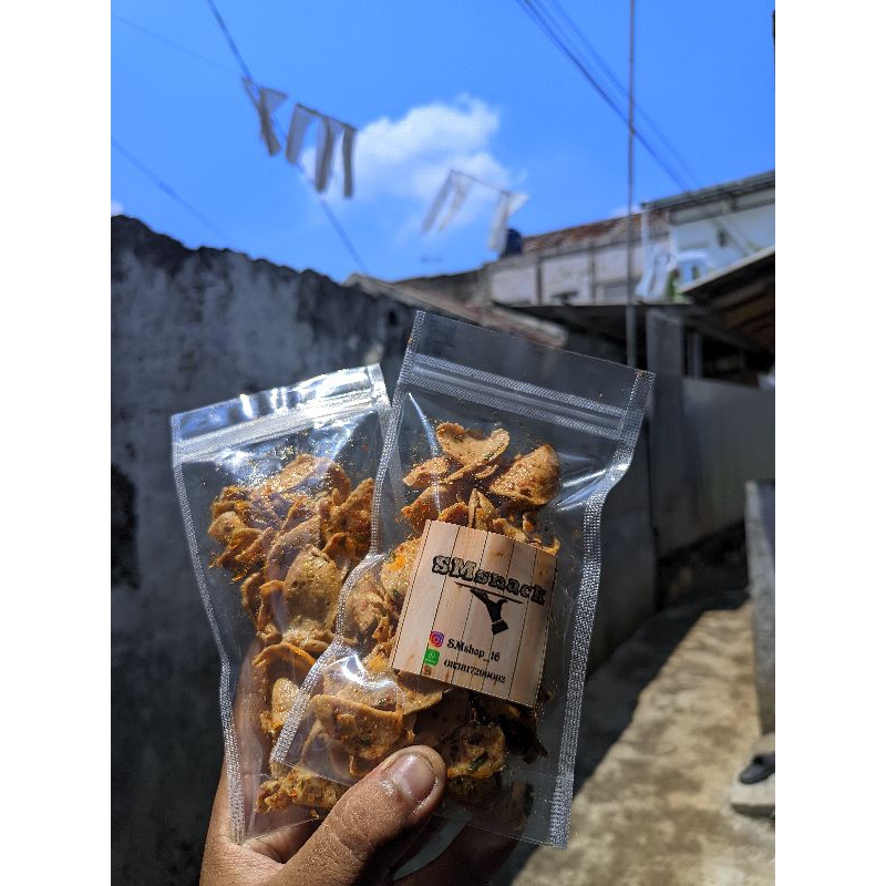 

keripik basreng gurih pedas asin