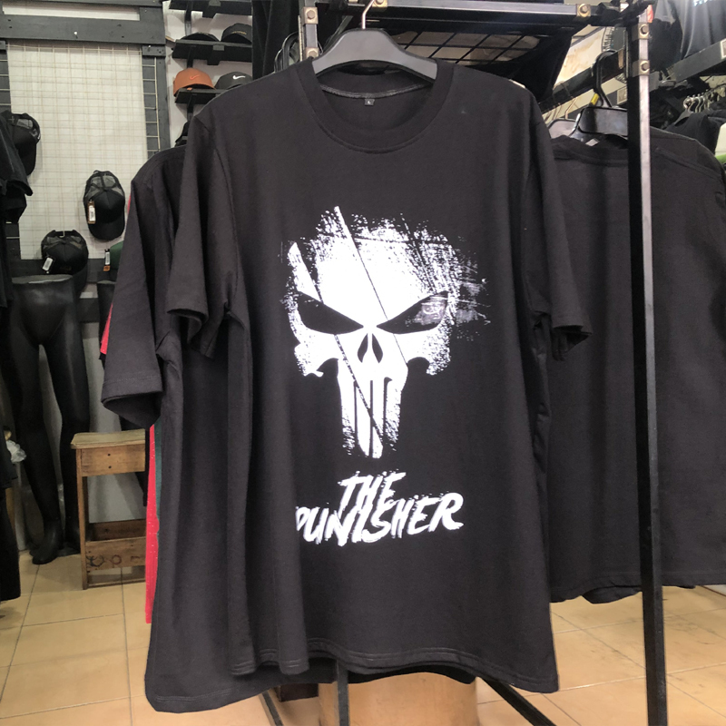 READY STOCK LANGSUNG ORDER AJA || Kaos The Punisher Tshirt 100% Cotton | Size S M L XL XXL 3XL 4XL |