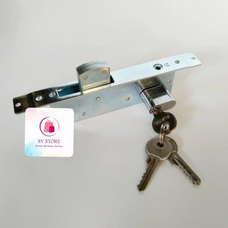 Body Kunci Pintu aluminium - Model Lurus
