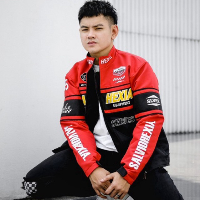 JAKET MOTOR SPORT JAKET TOURING MOTOR SUNMORI - VARSITY NASCAR JACKET VINTAGE PRIA WANITA YELLOW COR