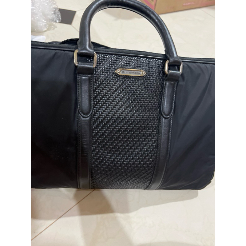 preloved laptop bag Ermenegildo Zegna branded