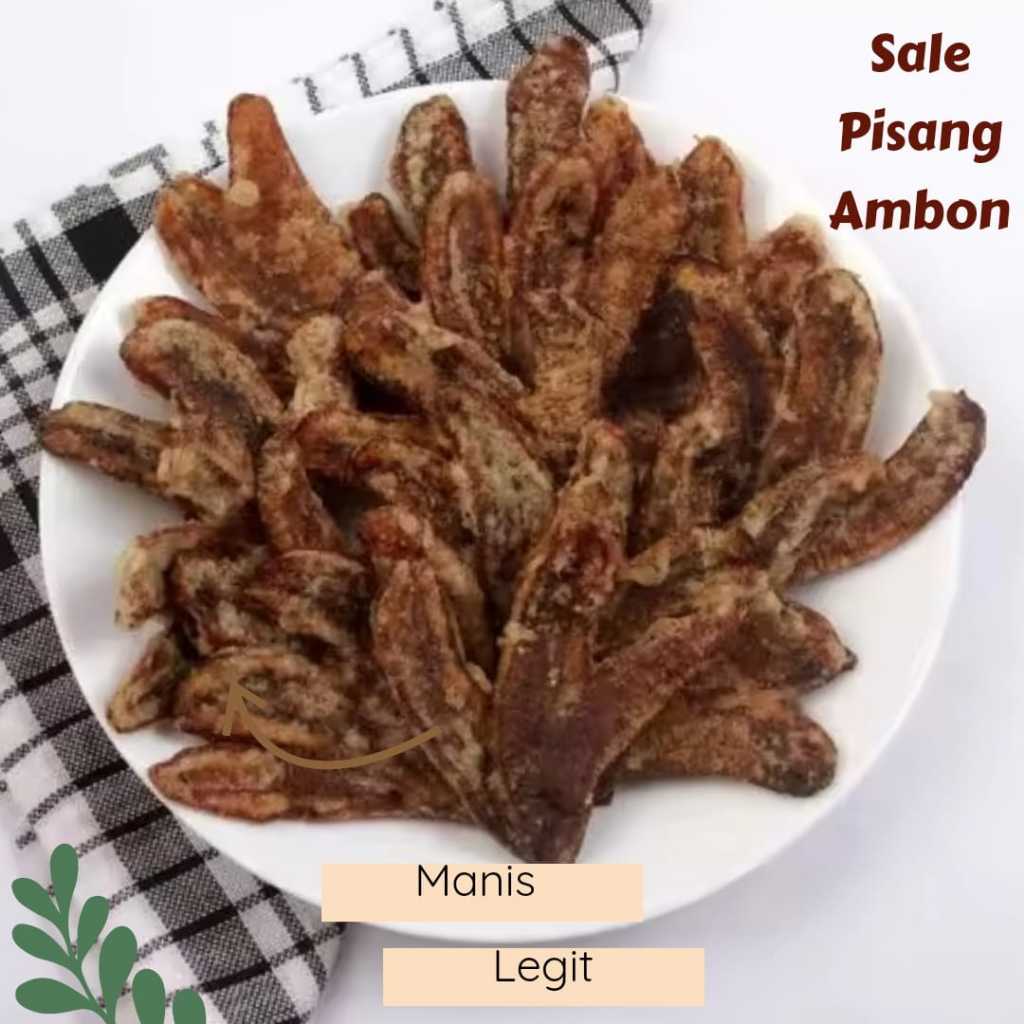 

Pisang Sale Jari Manis Legit / Sale Pisang Ambon Cemilan