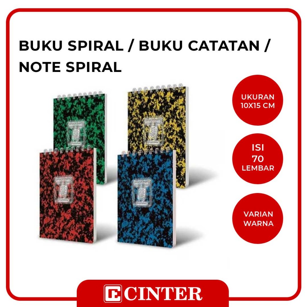 

BAMBOO - BUKU SPIRAL / BUKU CATATAN / NOTE SPIRAL NO.10 - 403 (N04010103)