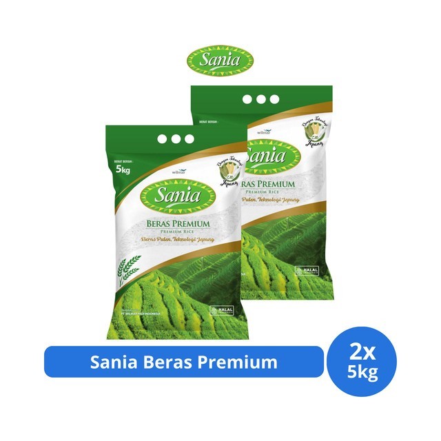 

Sania Beras Putih Premium 5kg x 2 pcs