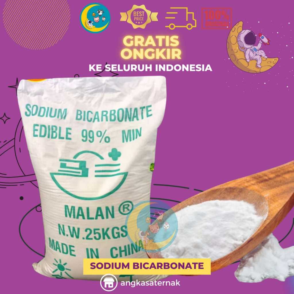 

Sodium Bicarbonate 1 kg - SODA KUE - BAKING SODA - Baking Soda Food Grade