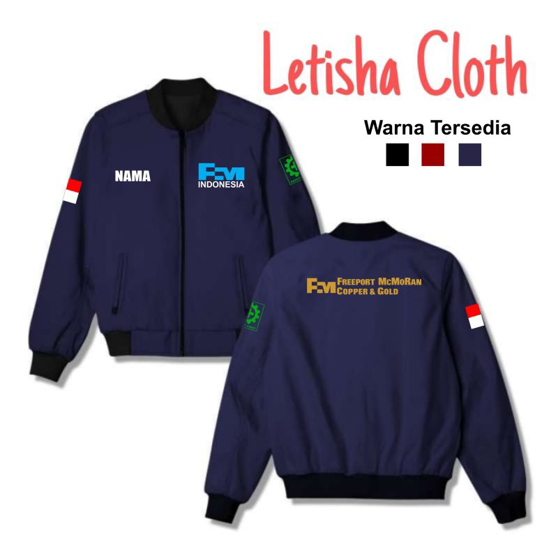 jaket freeport Indonesia//kastem sesuai permintaan//jaket bomber//jaket murah berkualitas//jaket ter
