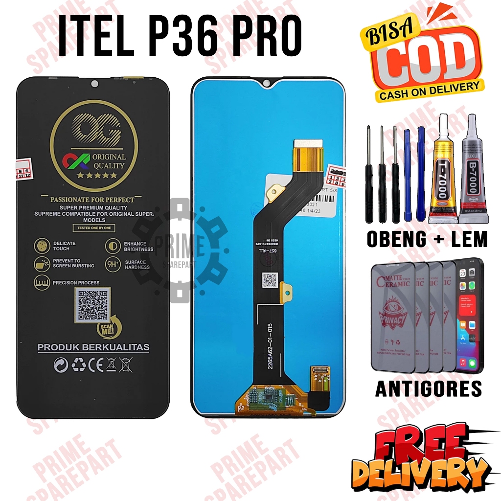 Lcd ITEL P36 PRO Original Oem Lcd Touchscreen ITEL P36 PRO Fullset