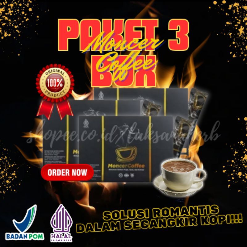 

PAKET 3 BOX - MNCR COFFEE ASLI BPOM RESMI KOPI UNTUK PRIA TERBAIK