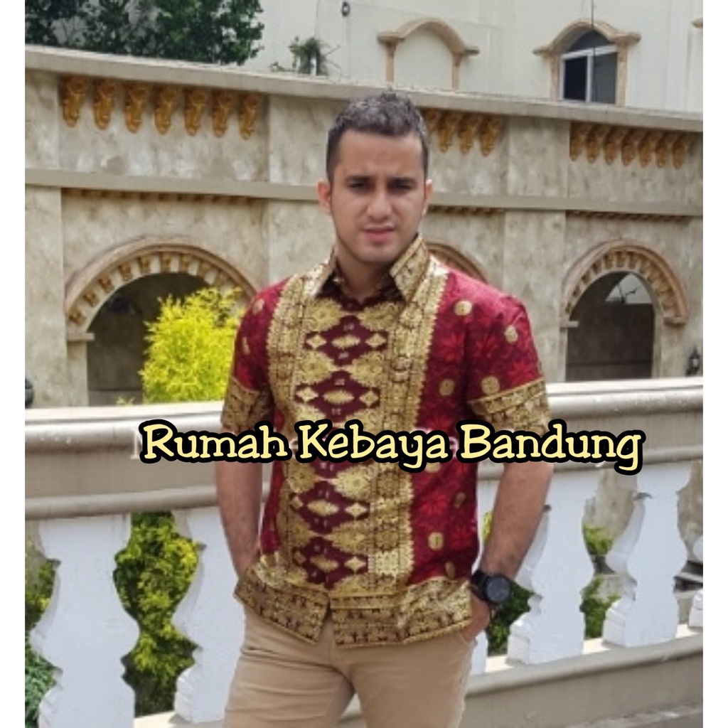 KEMEJA DIANDRA MOTIF SONGKET PALEMBANG FULL PURING UNTUK COUPLE SETELAN DIANDRA BATIK JUPRI BAJU KON