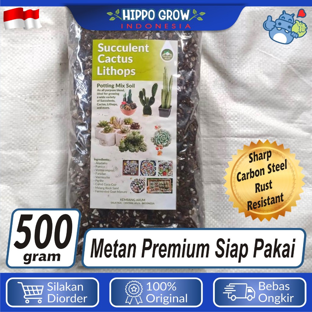 Media Tanam Subur Succulent Sukulen Cactus Kaktus Lithops Mix Akadama Pumice