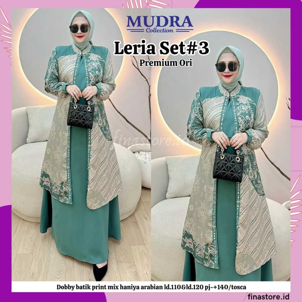 Gamis Mudra Collection / Gamis Terbaru / Gamis Wanita / Gamis Premium / Gamis Pesta / One Set / Sete