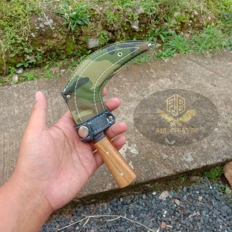 PISAU DAPUR KUKU BIMA / SNA / SARUNG KALEP LORENG