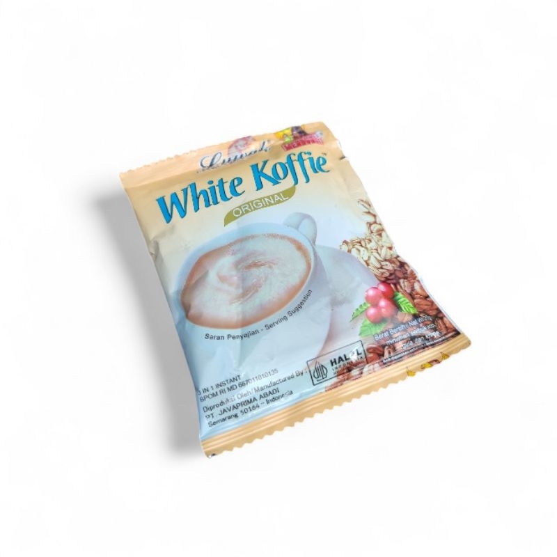 

Luwak White Koffie Original Sachet Eceran 1 sachet - Kopi Luwak Instan