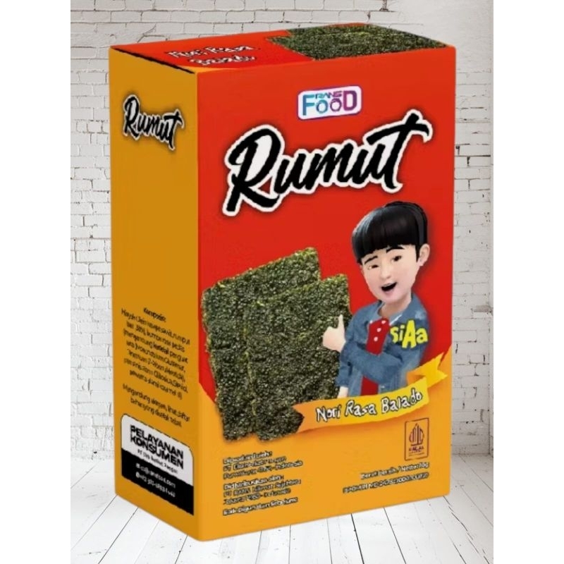 

Rumut si aa Rans food Rasa balado 10gr 1 Box 12pcs promo!!