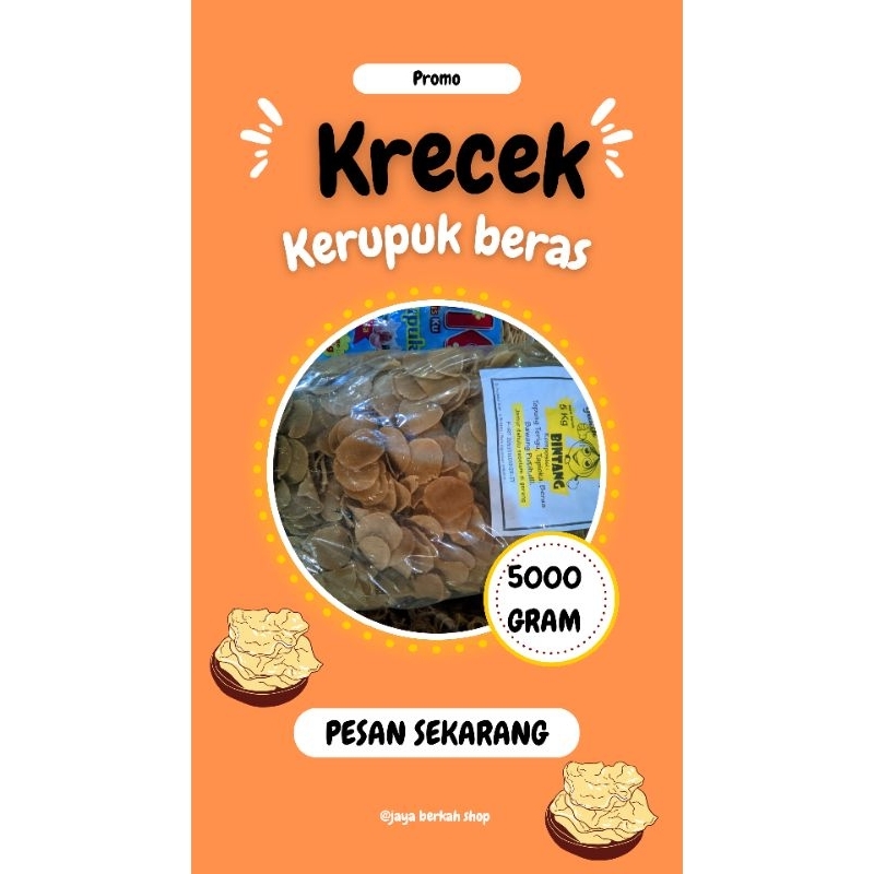 

[5kg] Krupuk Beras: Camilan Kriuk yang Pas untuk Teman Santai
