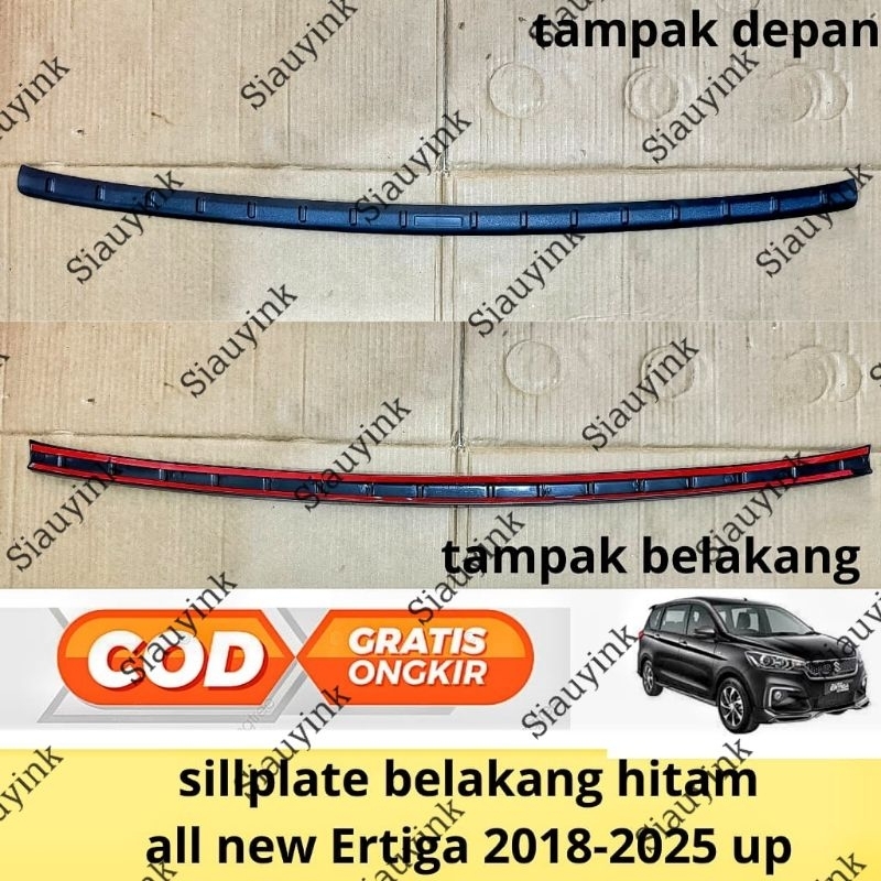 Sillplate Belakang All New Ertiga 2018 2020 2021 2024 2026 Hitam