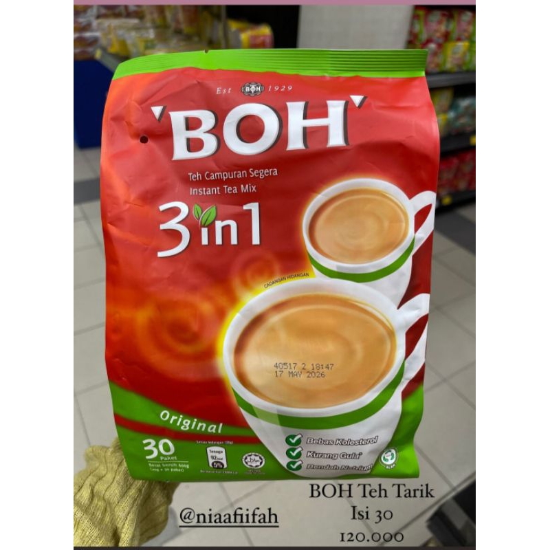 

teh boh malaysia isi 30 ready 2september