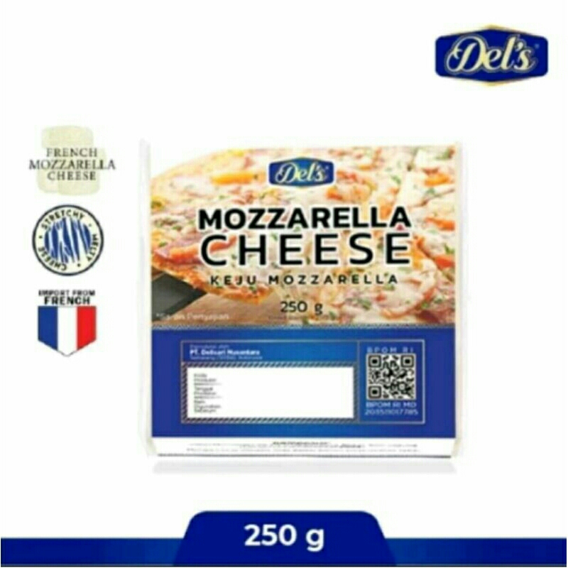 

KEJU MOZARELLA DELS/MOZARELLA CHEESE REPACK 250G