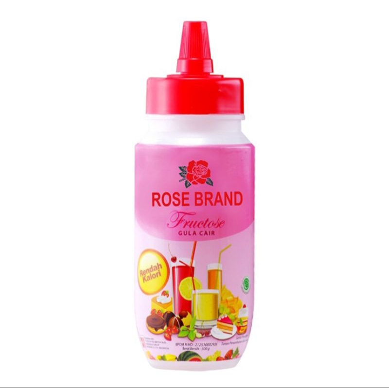 

Rose Brand Sirup Fruktosa Gula Cair Rendah Kalori 500 g