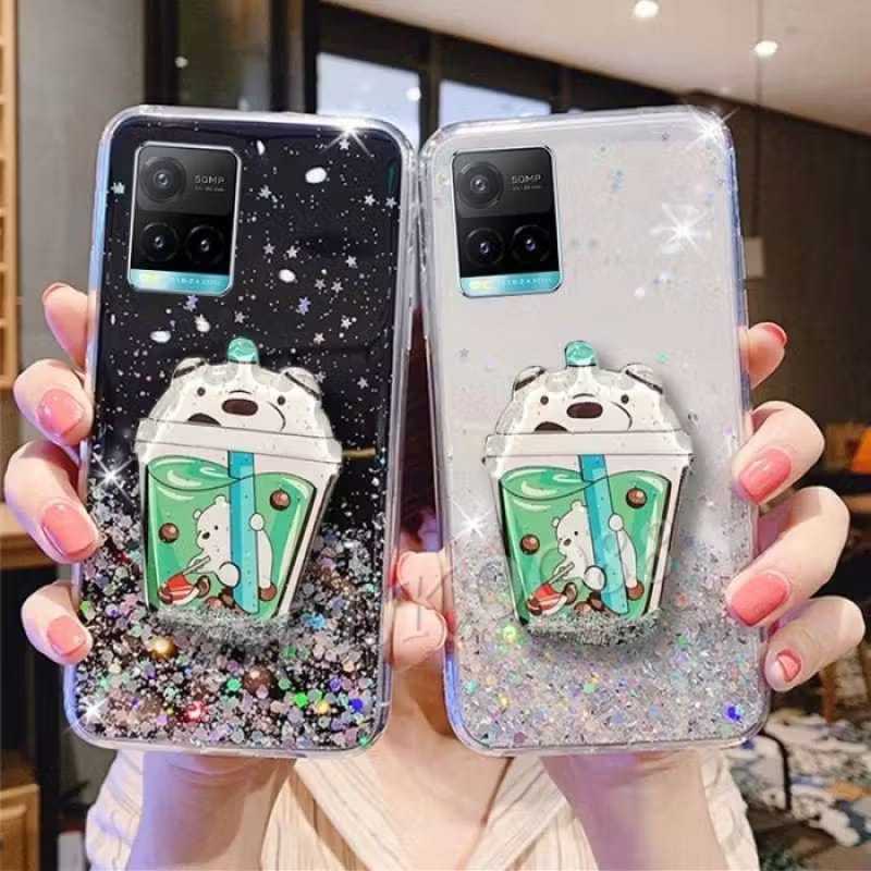 POPSOCKET WATER GLITTER KARAKTER LUCU | POPSOCKET HANDGRIP