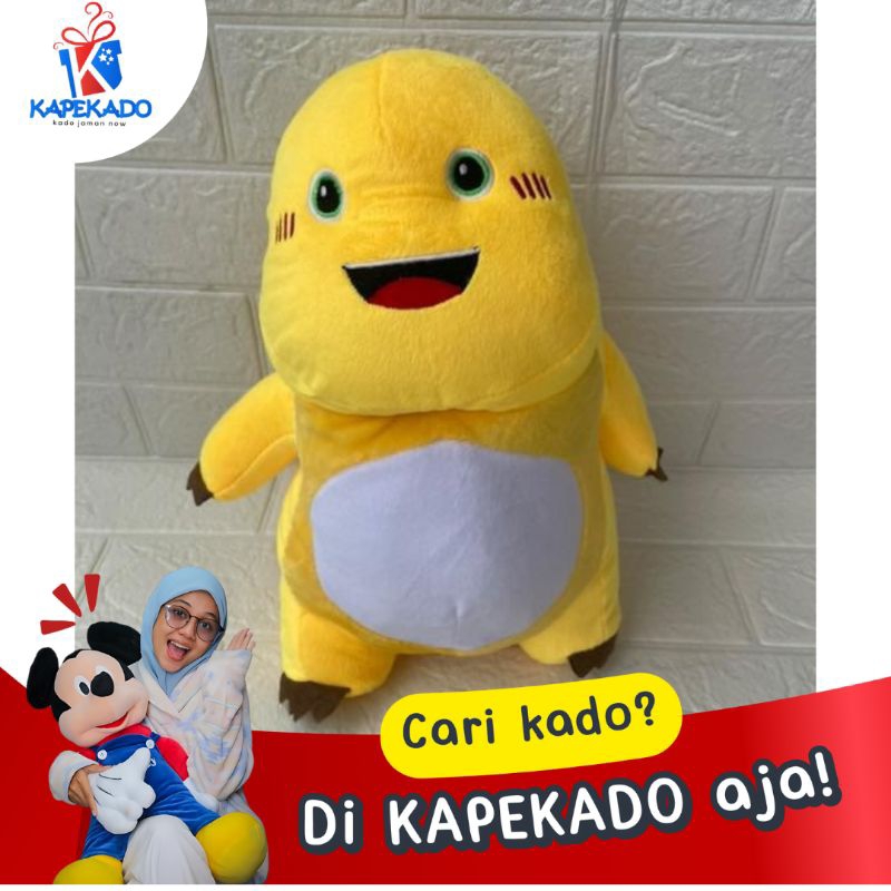 Boneka Dino Nalong Dino Kuning Terbaru Ukuran XL