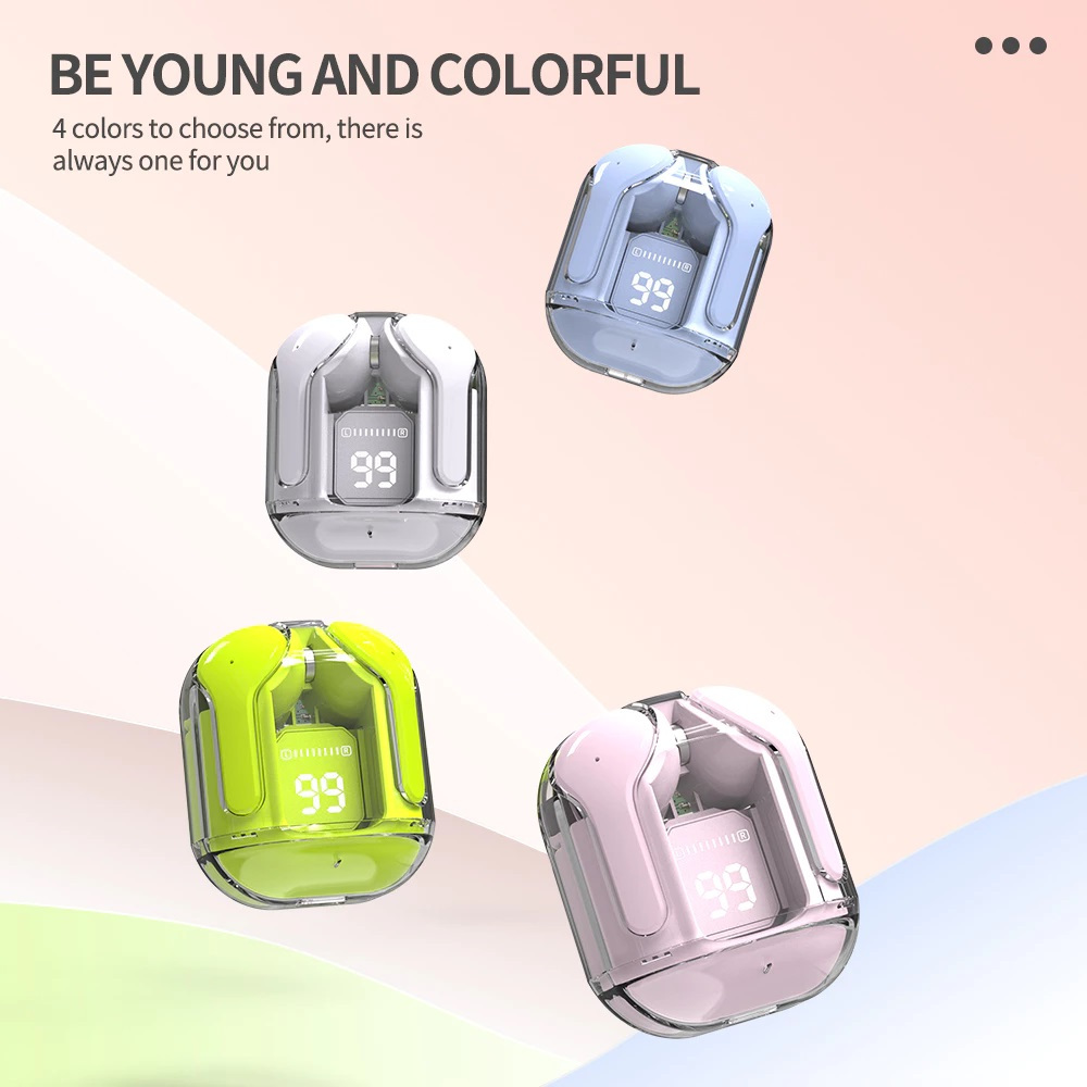 Earphone Wireless Earphone With Microphone HiFi Stereo Bass Earphone Gaming