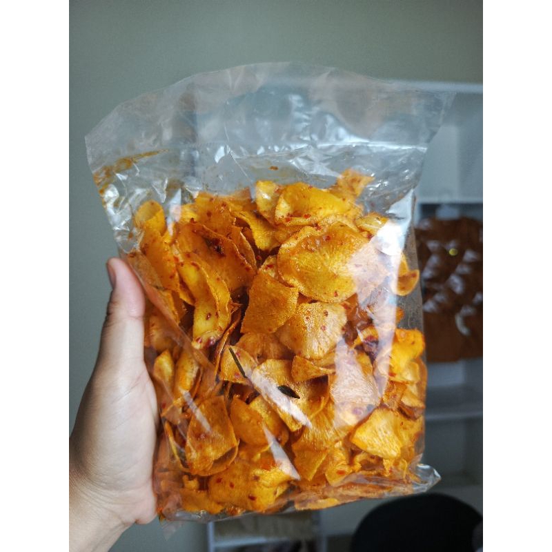 

kripik singkong pedas daun jeruk