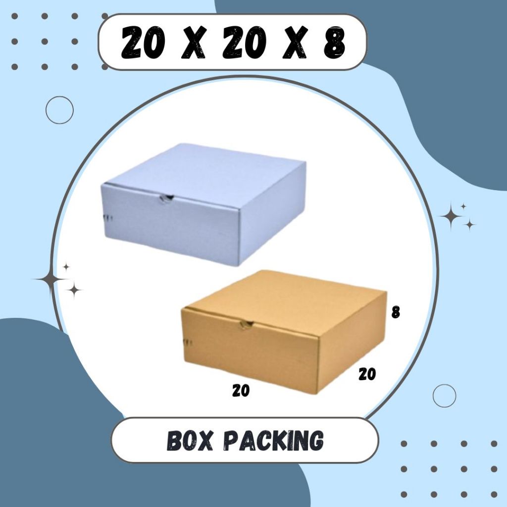 

Box 20x20x8 LD Kardus Pizza Karton Packing Madu Hampers Kotak Kemasan Box Souvenir Karton