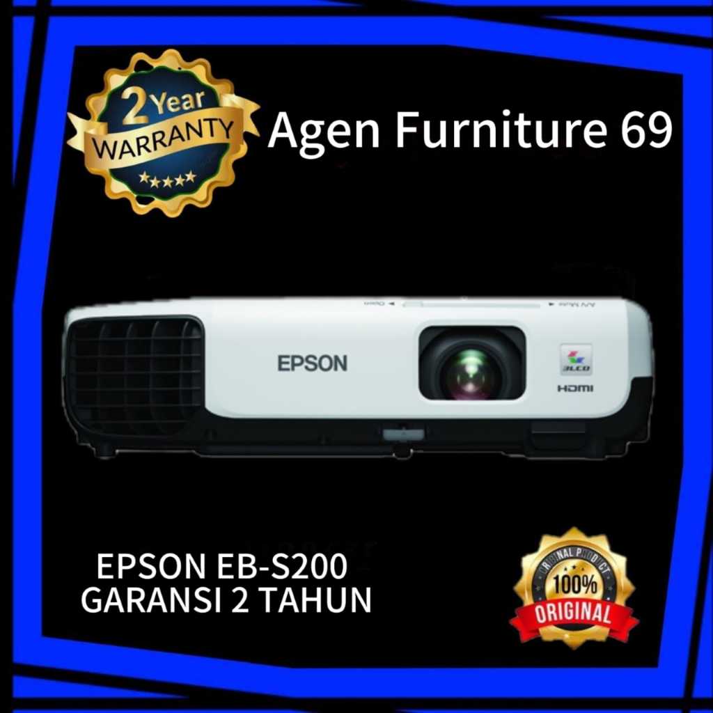 Proyektor Epson EB-S200 / Epson EB S200 / Projector / Proyector