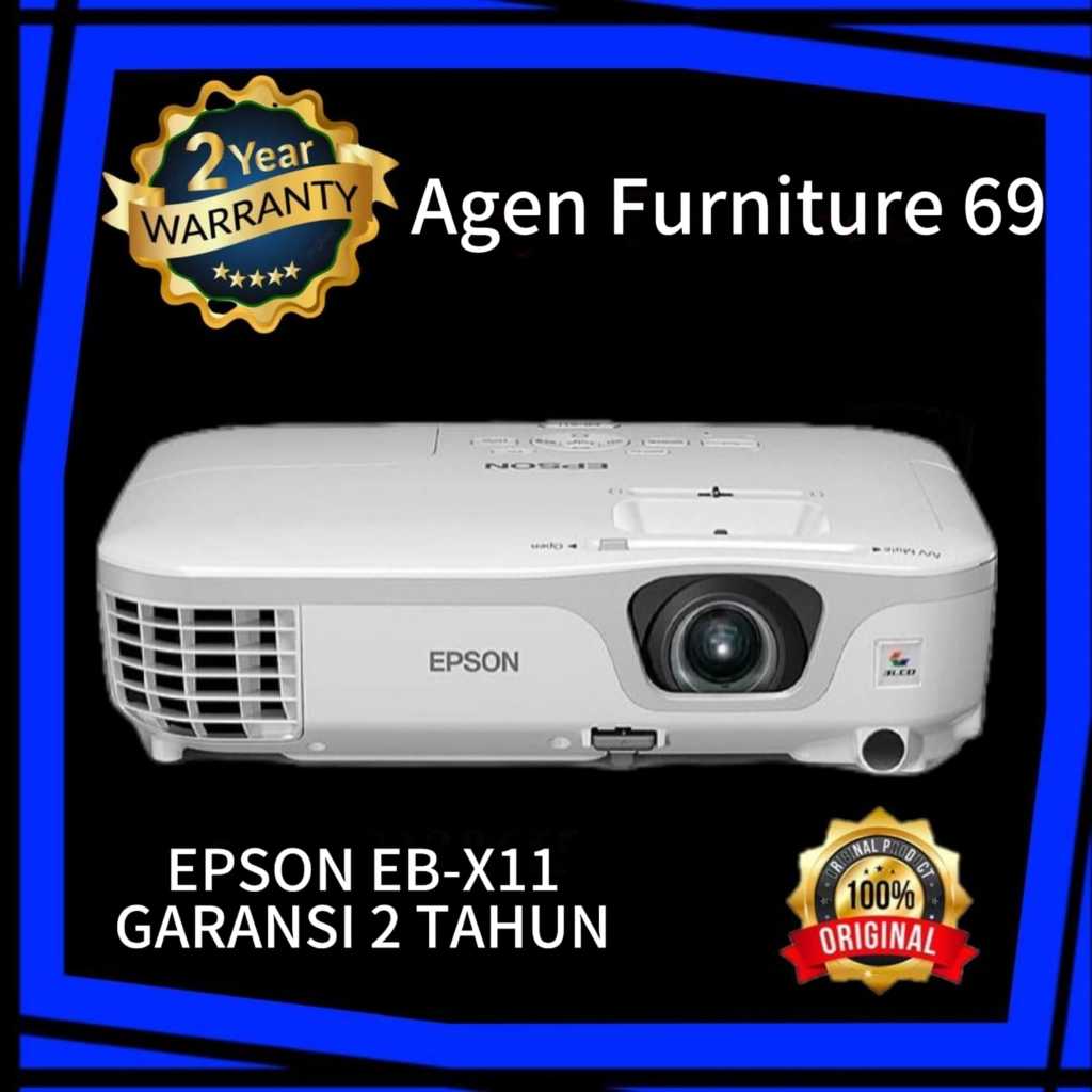 Epson EB-X11 Proyektor Presentasi Putih 2600 Lumens XGA