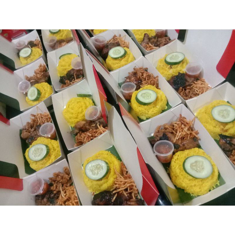 

Paket Nasi Kuning Ayam Kecap + Mi Goreng