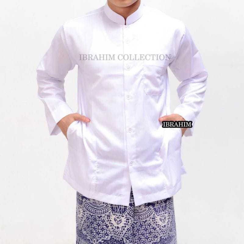Baju koko haibah eksklusif saku samping Koko habaib jumbo model ammu Ibrahim