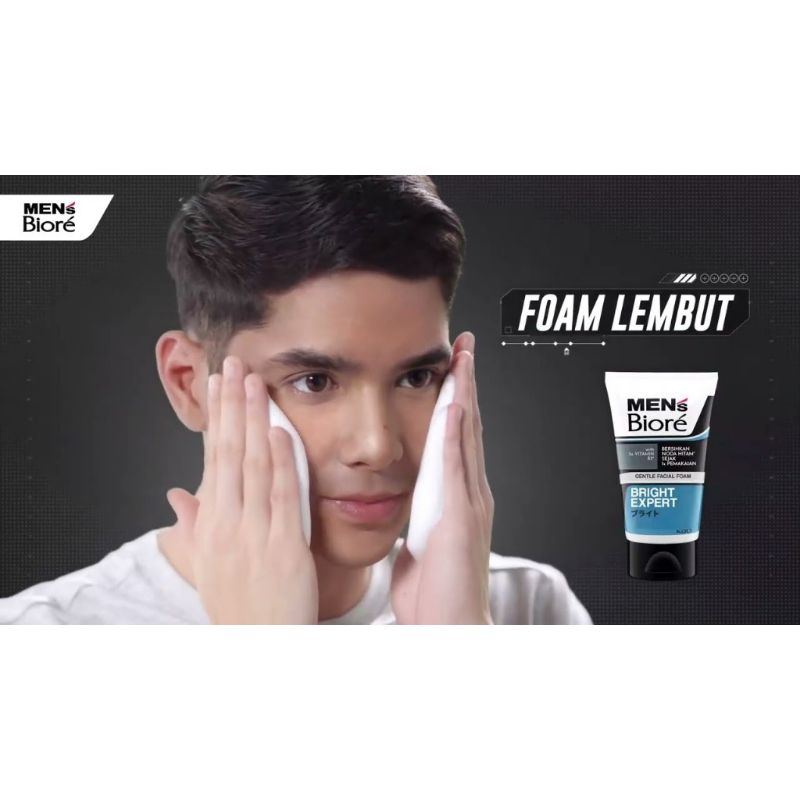 ❤️LeniaBTM❤️Men's Biore Facial Foam Bright Expert 20g kemasan kecil travel
