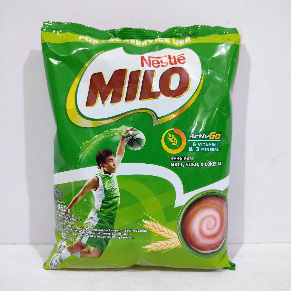 

Nestle Milo Complete Mix 960gr - Susu Cokelat Milo Profesional Activ-go 1kg