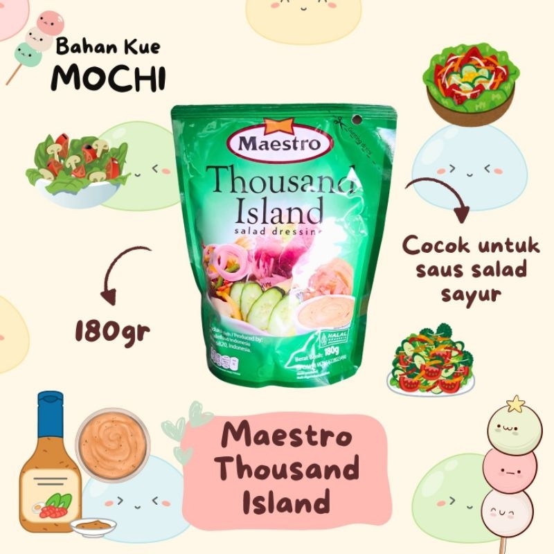 

MAESTRO Thousand Island Salad Dressing 180gr