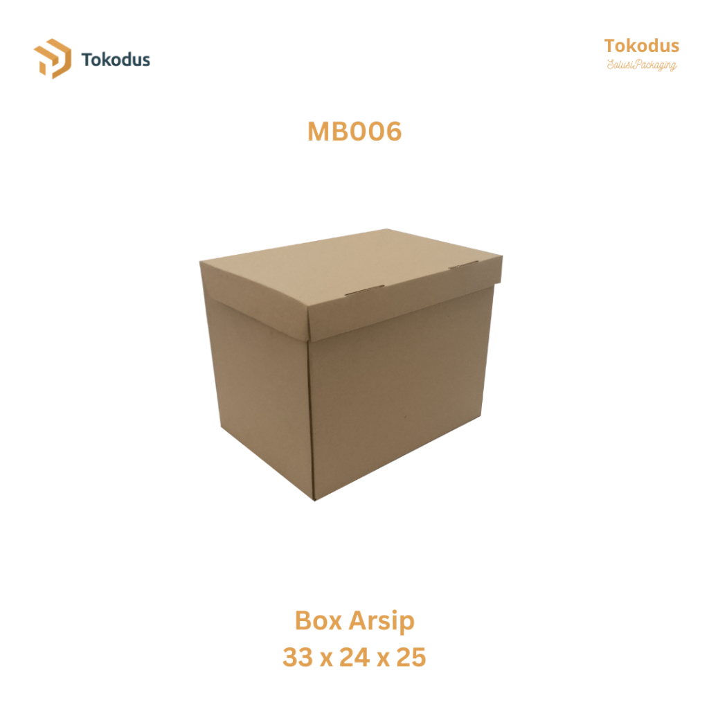 

Kardus Box Arsip/Kertas Folio F4/Dokumen/Harga Grosir 33 x 24 x 26 cm - Tokodus Buahbatu