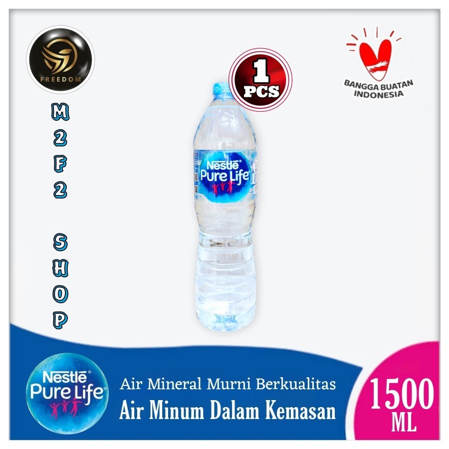 

Air Mineral Nestle Pure Life Botol Besar - 1500 ml | 1,5 liter (Kemasan Satuan)