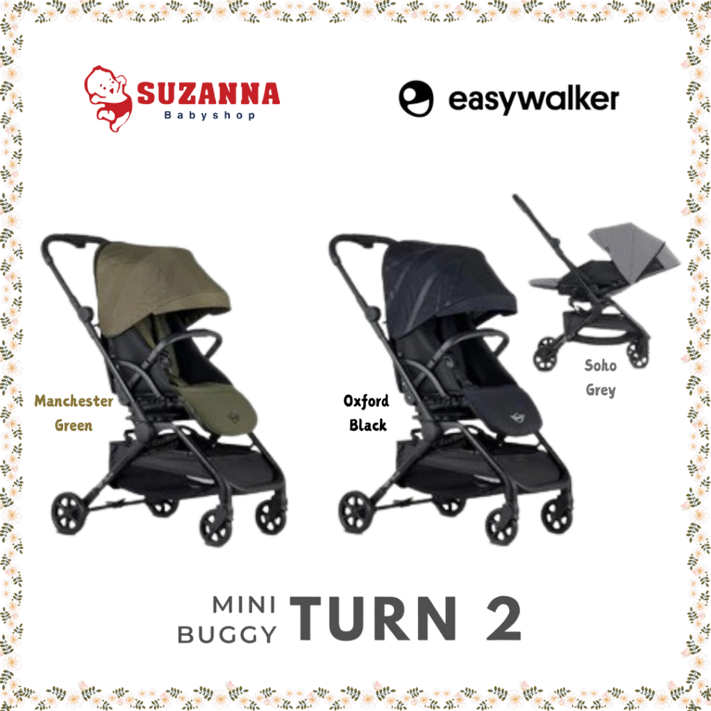 Easywalker MINI Buggy TURN 2 - Stroller Mini Buggy Turn 2 / Kereta Dorong Bayi