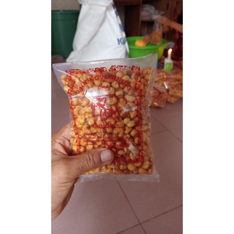 

jagung marning khas Makassar kemasan 100gm rasa pedas manis