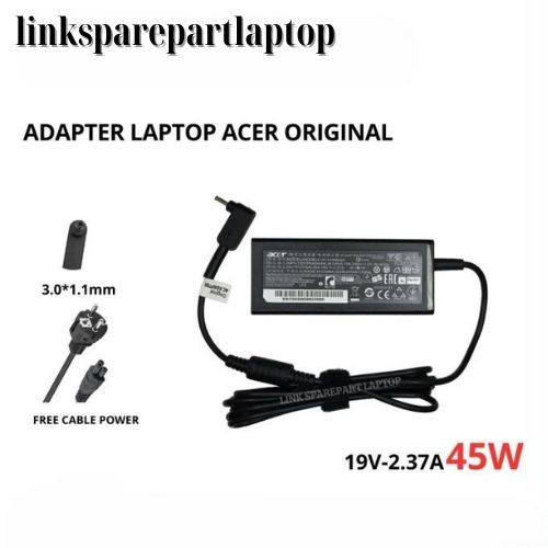 19V 2.37A 45W 3.0*1.1MM Laptop Adapter Charger Acer Aspire S7 391 V3-371 Switch12 PA-1450-26 A13-045