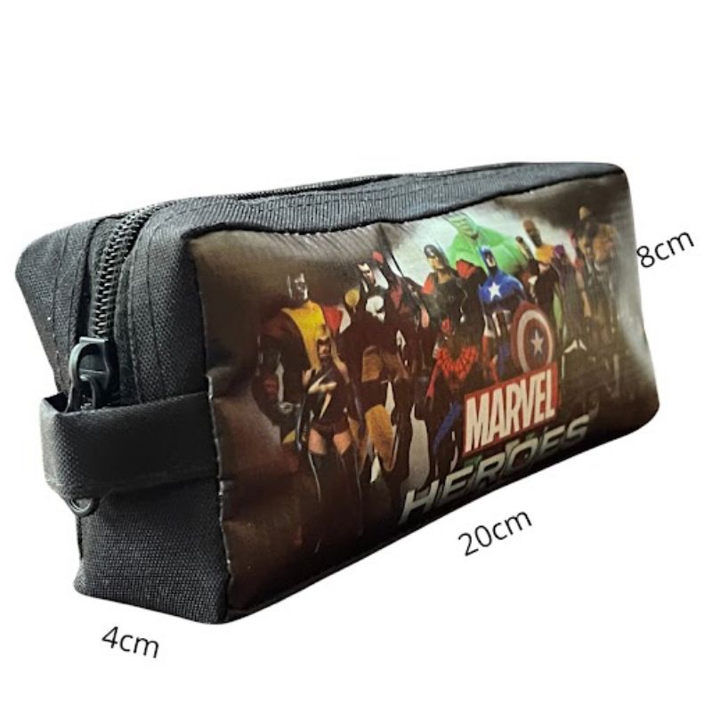 

Kotak pensil resleting anak laki-laki karakter MARVEL aesthetic murah simple