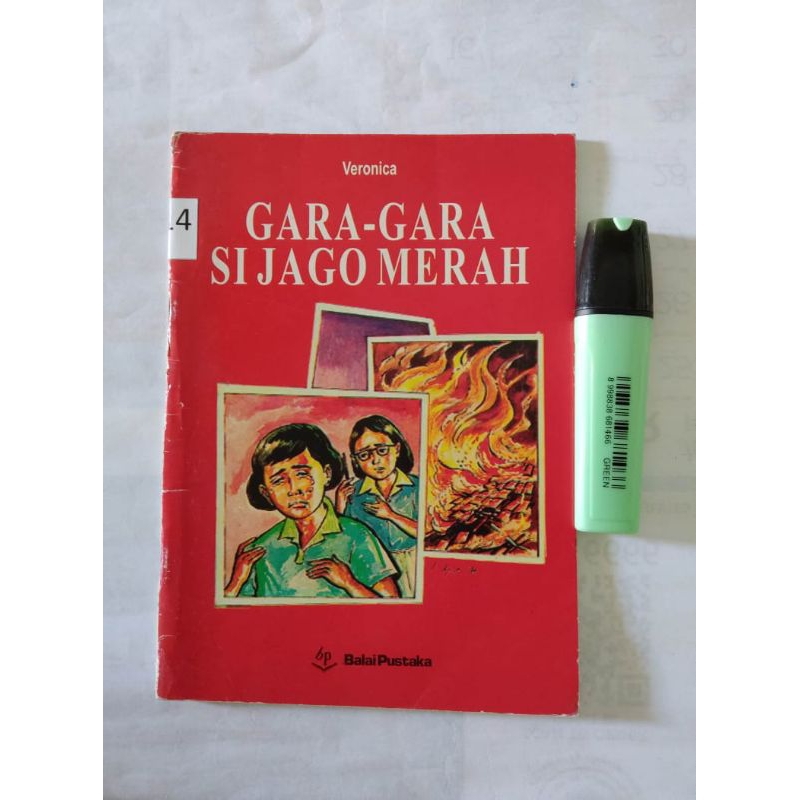gara-gara si jago merah - buku bekas perpustakaan jadul (pb2)