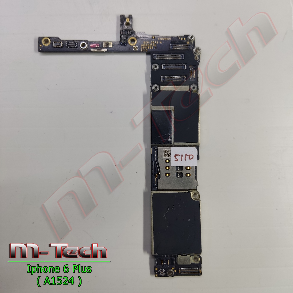 [5111] PCB Mesin Iphone 6 Plus (A1687) minus mati / matot