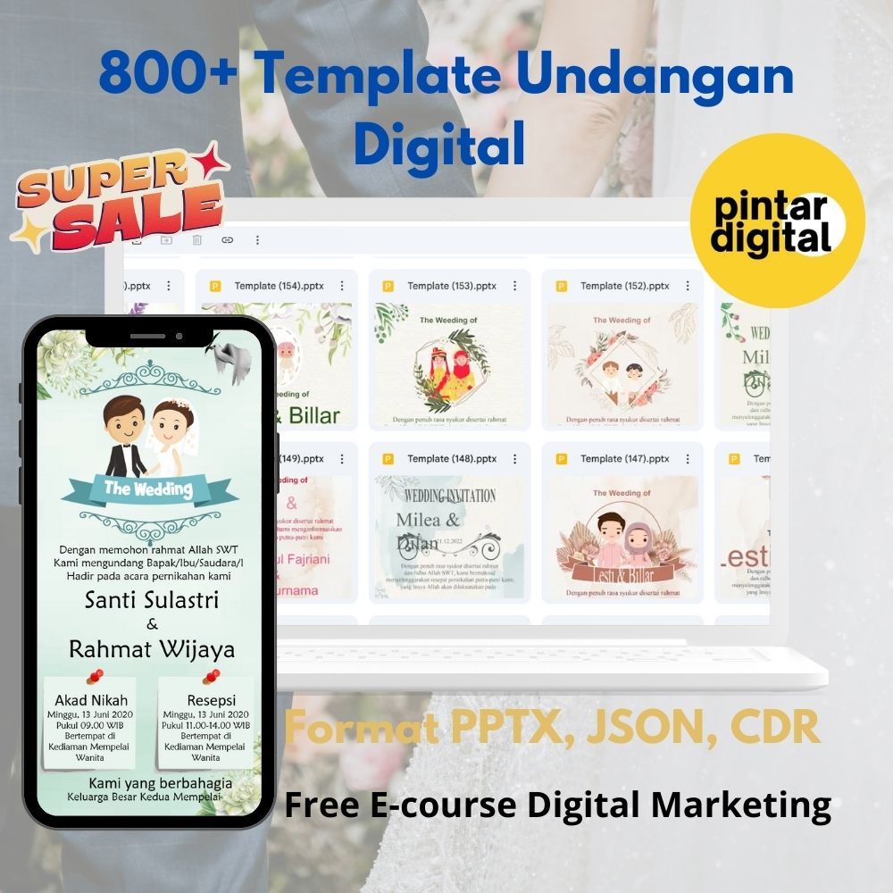 Template Undangan Digital 800+ Video, Website, Power Point