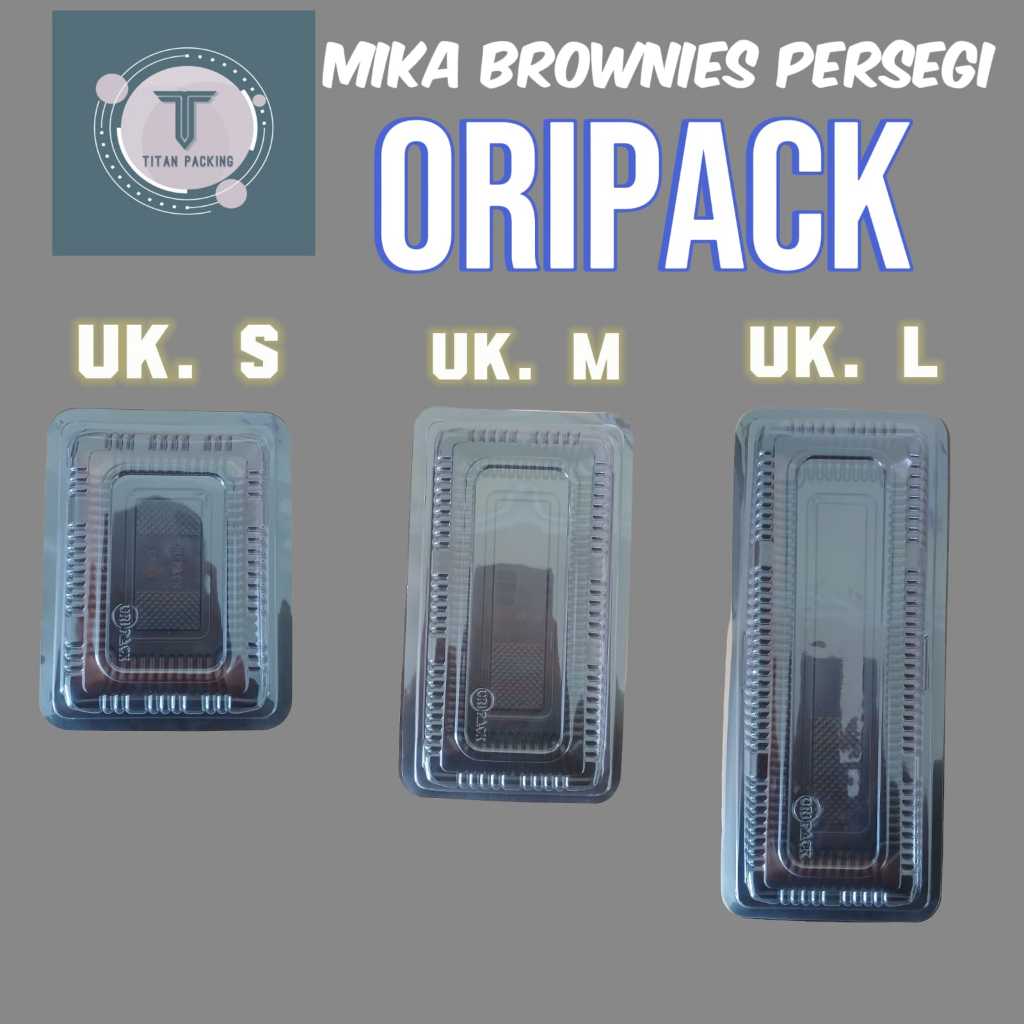 MIKA BROWNIES UK S (KECIL), M (SEDANG), L (BESAR)