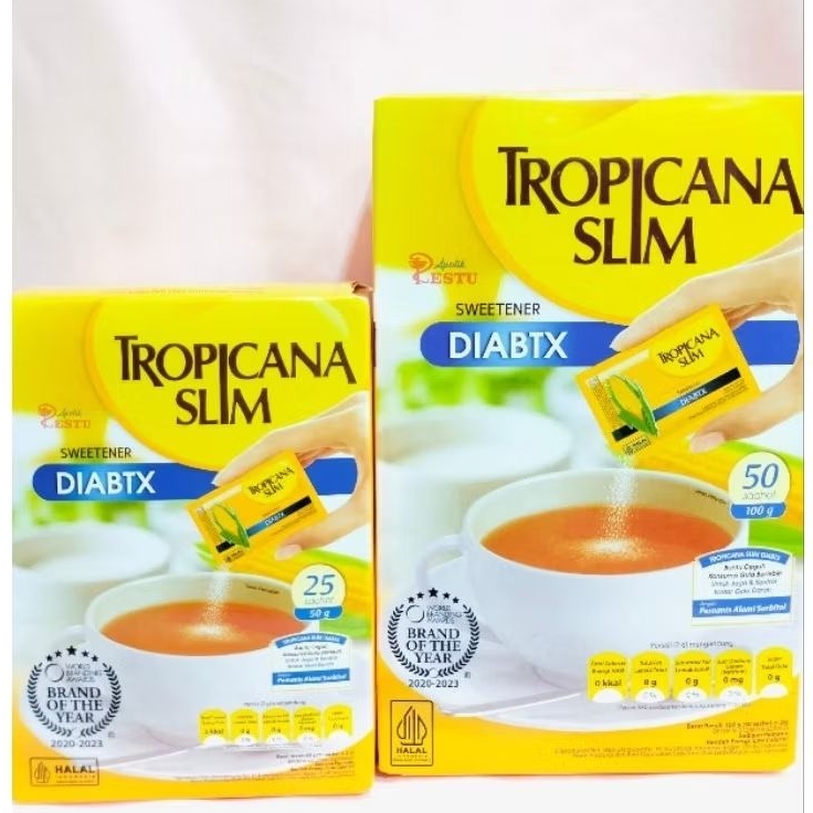 

TROPICANA SLIM SWEETENER DIABTX SACHET (ISI 25/50 SACHET)